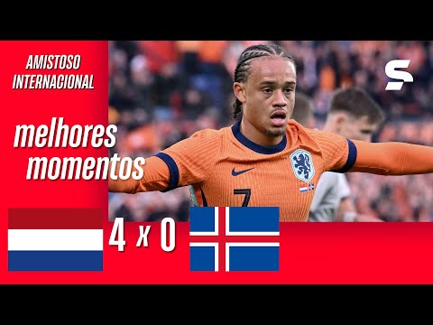 Gols e lances de Holanda x Islândia