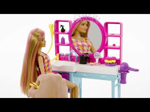 Barbie Barbė – visiškai kirpykla (HKV00) video