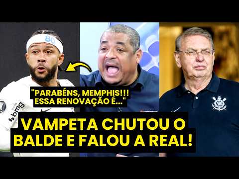 VAMPETA: “QUER SABER??? O que o MEMPHIS FEZ COM o CORINTHIANS pra mim foi…” | RENOVOU!