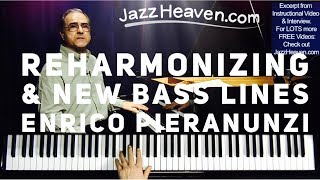 Enrico Pieranunzi Jazz Piano Lesson: Reharmonizing and New Bass Lines JazzHeaven.com Excerpt