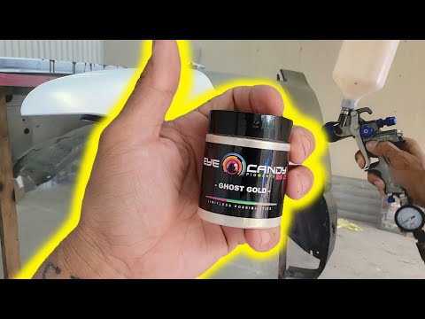 Let's Spray - GHOST GOLD over White, Grey & Black Base