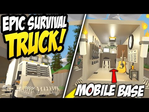 EPIC SURVIVAL TRUCK - Unturned Mobile Base | Custom Truck Design!