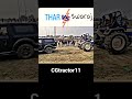 Thar Vs Swaraj 744 Tug Of War Tractor Thar Swaraj Mahindra 4by4 Shorts Sorts