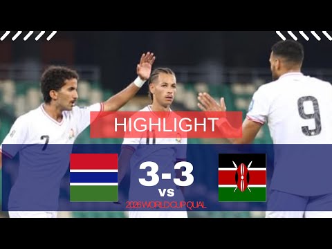 Gambia 3-3 Kenya