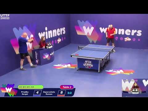 WINners CUP table 2  10.12  Priadko Sergei - Zaporozhets Roman  14:30