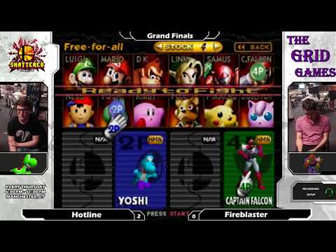 Smash 64: Hotline (Yoshi) V Fireblaster (Yoshi/Falcon) - Shattered 108 Tournament SSB64