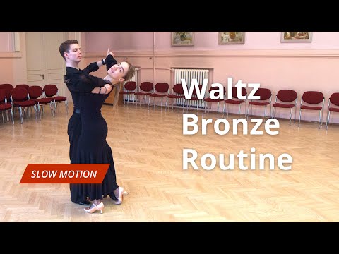 Waltz Bronze Level Choreography | Reverse Turn and Pivot, Basic Weave