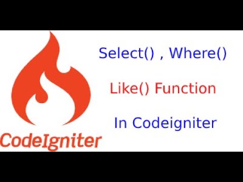 Codeigniter tutorial for beginners in hindi how to select data from database with where condition