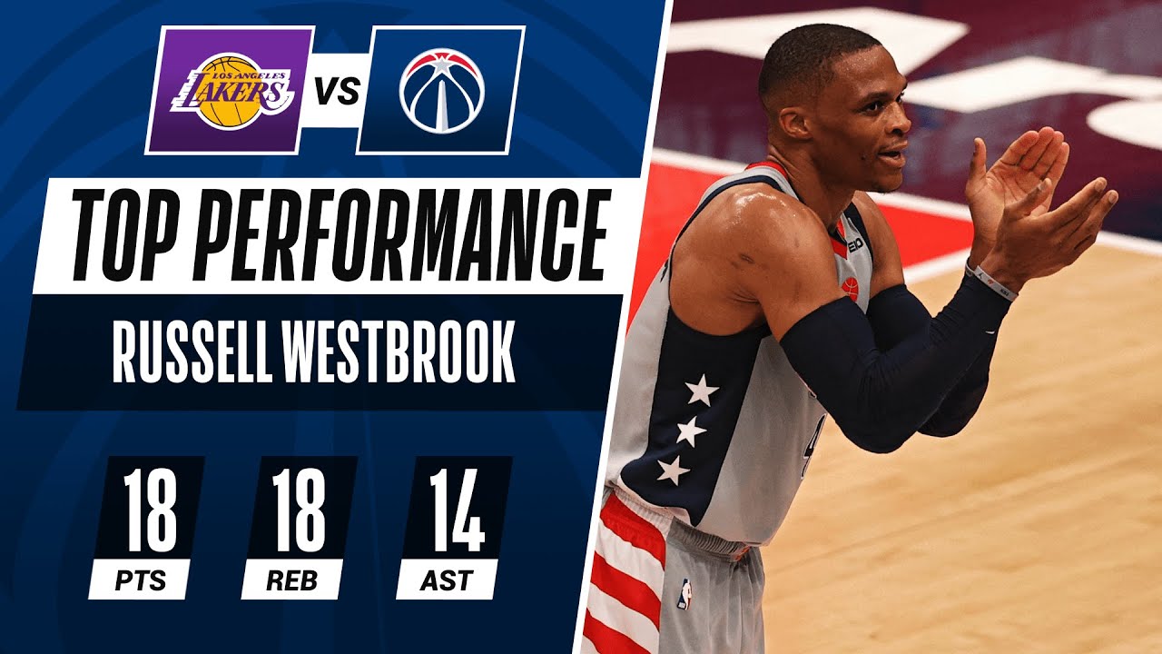 NBA: Dans la victoire des Wizards sur les Lakers, Russell Westbrook fait son Show