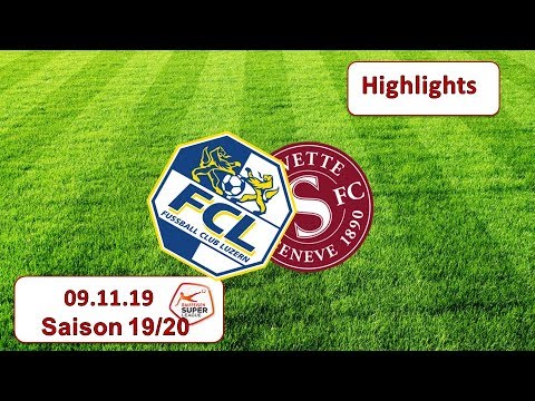 Highlights: Fc Luzern vs SFC Servette - Genf (09.11.19)