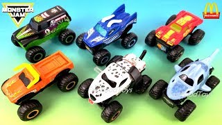 2019 McDONALD'S MONSTER JAM FIRE & ICE HAPPY MEAL TOYS FULL SET 6 TRUCKS KID NEXT SPIDERMAN SHOPKINS