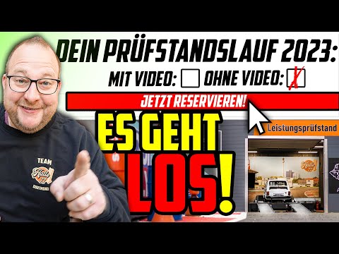 DEIN PRÜFSTANDSTERMIN 2023! - Werkstattalltag Halle 77 - Marco nimmt EUCH mit!