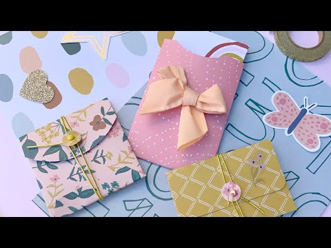 Mini Envelopes Tutorial! 3 Easy fun DIY