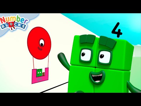 Des Blocs de Nombres 2D et 3D | Apprenez les formes et apprenez à compter | Numberblocks en français