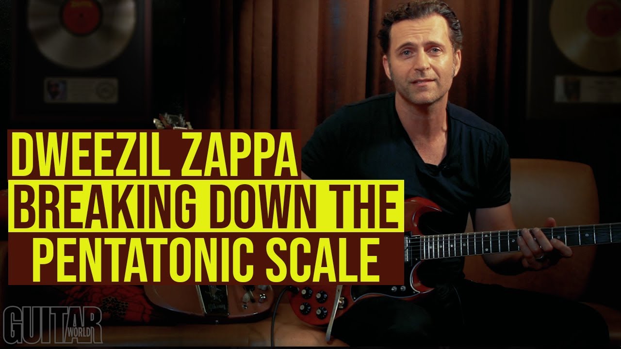 Dweezil Zappa - Breaking down the pentatonic scale into two-string shapes - YouTube