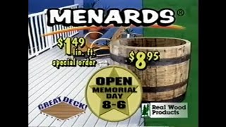 May 30, 2004 - Menards Has Deals for Memorial Day