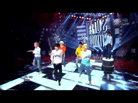 Live HD 720p 120708   Super Junior   From U Comeback stage   Inkigayo HD   Copy
