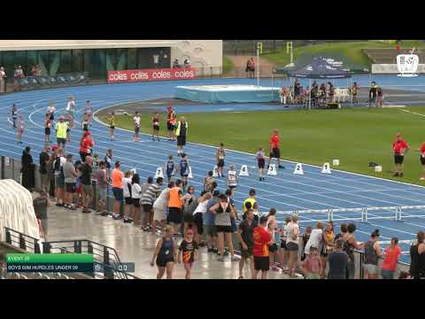 Boys Under 9 60m Hurdles H6 - 2020 State Combined Events Championships // LAVicTV