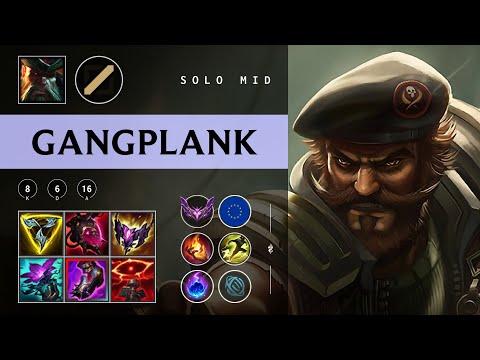 Gangplank Mid vs Orianna - EUW Master Patch 25.22