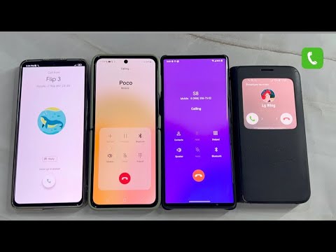 Incoming Call Samsung S7 Edge & Samsung Note 10 vs Z Flip3 & A51 & HUAWEI