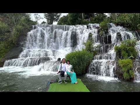 Cachoeira Tad Koo em Paksong Champasak, Laos