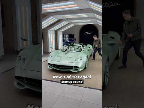 Pagani V12 ASMR 🤤 New Pagani Condalunga Speedster sound #pagani #shorts #huayra #supercars