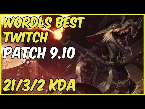 WORDS BEST TWITCH DESTROYS CHALLENGER KARTHUS JUNGLE |EUW Challenger ranked full gameplay patch 9.10
