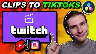 How to Edit Gaming Clips For TikTok In Davinci Resolve