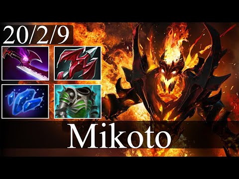 TLN.Mikoto - Shadow Fiend | Midlane Gameplay Dota 2 Patch 7.31