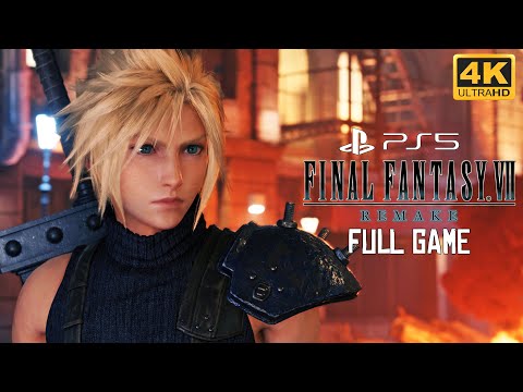 [4K UHD] Final Fantasy 7 REMAKE - PS5 - FULL GAME - 4K HDR Full Gameplay