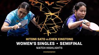 Hitomi Sato vs Chen Xingtong | WS SF | #ChinaSmash 2026