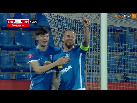 REZUMAT | Farul - Rapid 7-2. Măcel la Ovidiu, trupa lui Hagi se distanțează de FCSB