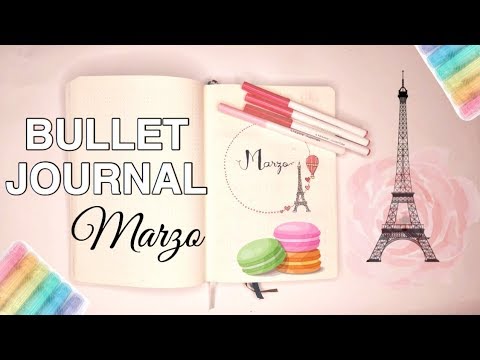BULLET JOURNAL MARZO (PARÍS) Plan with me PRINCIPIANTES | Bstyle