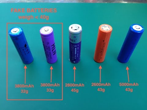 How to Know a Fake 18650 Battery - Instructables