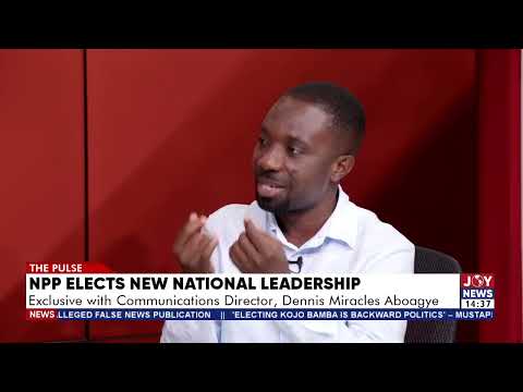 NPP new leadership: I am director of communications for the NPP and Dr. Bawumia - Miracles Aboagye.
