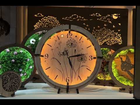 Li-Go 23688/DUB2 - Light clock Dandelion 32 cm
