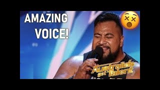 Strongest Man On Earth Eddie Williams SHOCKS With A Singing Audition! | Australia&#39;s Got Talent 2019