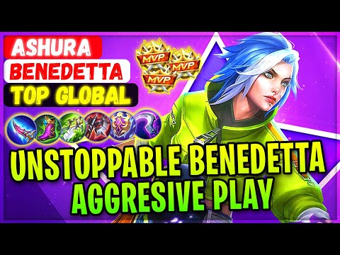 Unstoppable Street Blow, Benedetta Aggresive Play [ Top Global Benedetta ] αѕhurα - Mobile Legends