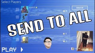 HOW TO SEND A MESSAGE TO YOUR PARK SESSION (PLAYGROUND) NBA 2K18