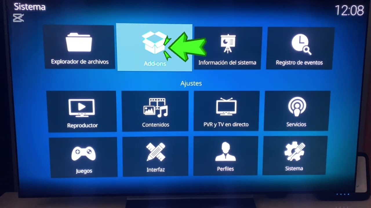 Instalar Addon FenixMac en Kodi.