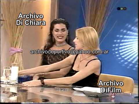 Cris Miro con Elizabeth Vernaci y Claudia Fontan 1998 DiFilm V-01927