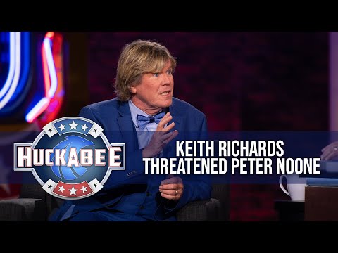 That One Time Keith Richards THREATENED Peter Noone | Jukebox | Huckabee