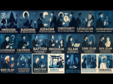 Explaining 20 World Religions in 40 Minutes