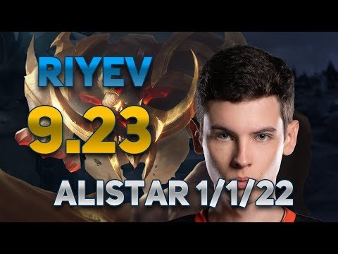 RIYEV ALISTAR SUP - PATCH 9.23 - [BR CHALLENGER REPLAY]