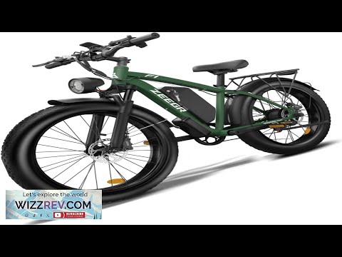 26" Electric Bike for AdultsElectric Mountain BikePeak 1500-3000W 768-1075WH31/35 MPH48V Review