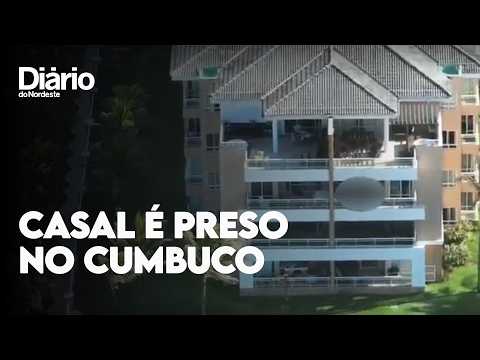 Casal é preso no Cumbuco, em Caucaia, durante operação contra tráfico de drogas na RMF
