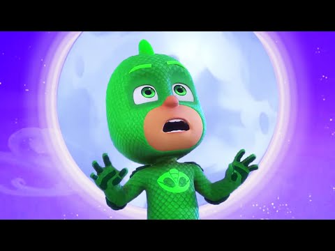 PJ Masks in Hindi - Gekko और शक्तिशाली चंद्रमा की समस्या - हिंदी Kahaniya - Hindi Cartoons for Kids