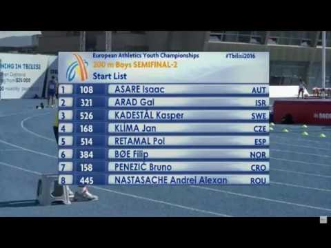 200m [M], POLUFINALE, Bruno Penezić - Europsko prvenstvo za mlađe juniore i juniorke 2016