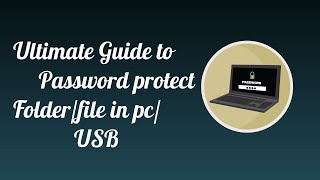 How to password protect a folder in windows with 7-zip