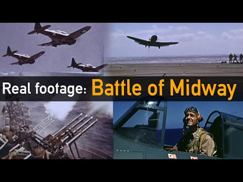 Is this REAL footage from the Battle of Midway?